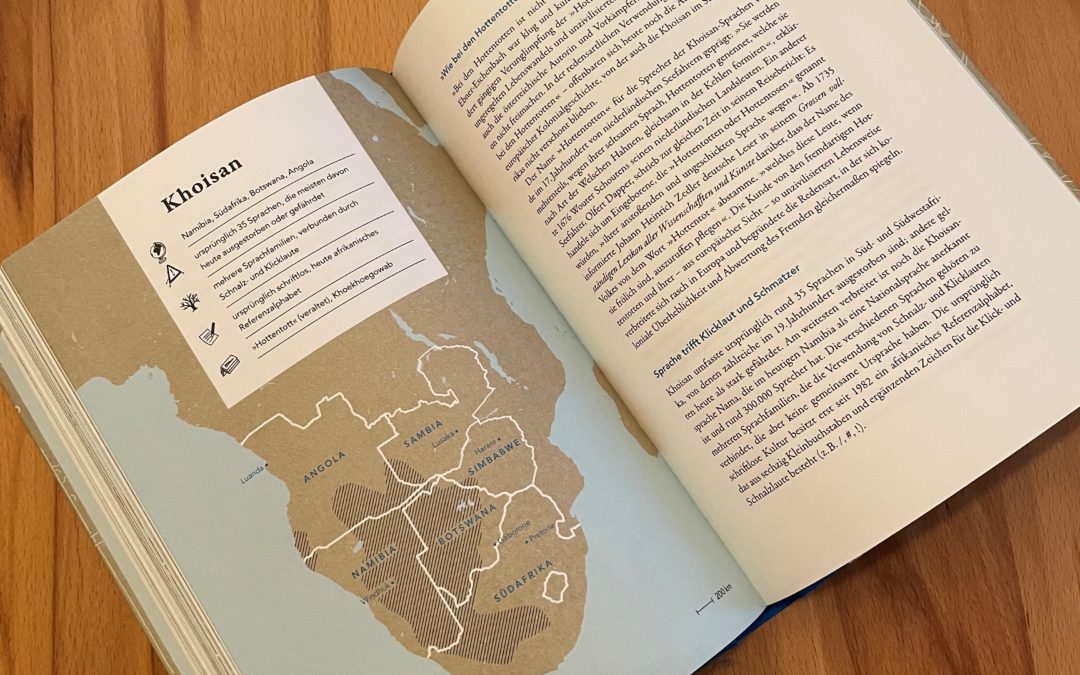 Atlas der verlorenen Sprachen, herausgegeben von Rita Mielke beim Duden Verlag 2020
